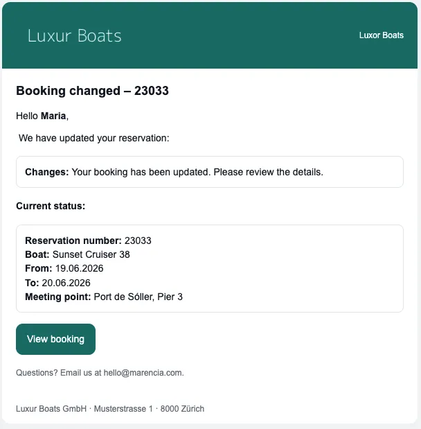 Email Confirmation Preview